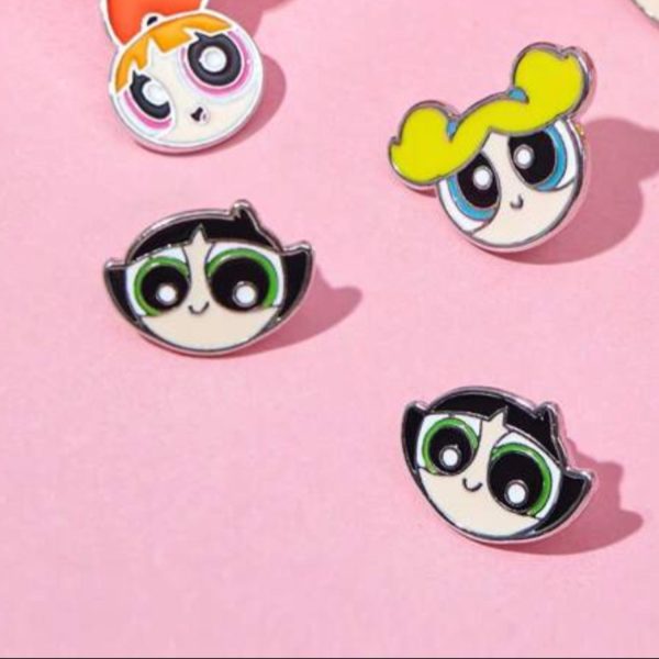 Powerpuff green studs