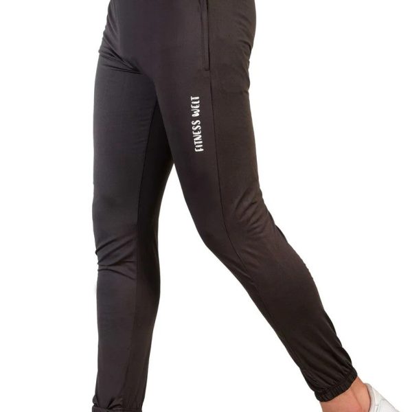 Fitness Welt - Black Elastic Toe Bottoms