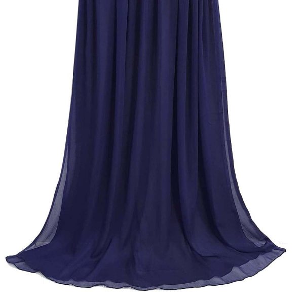 Chiffon Dupatta Navy - ZD64