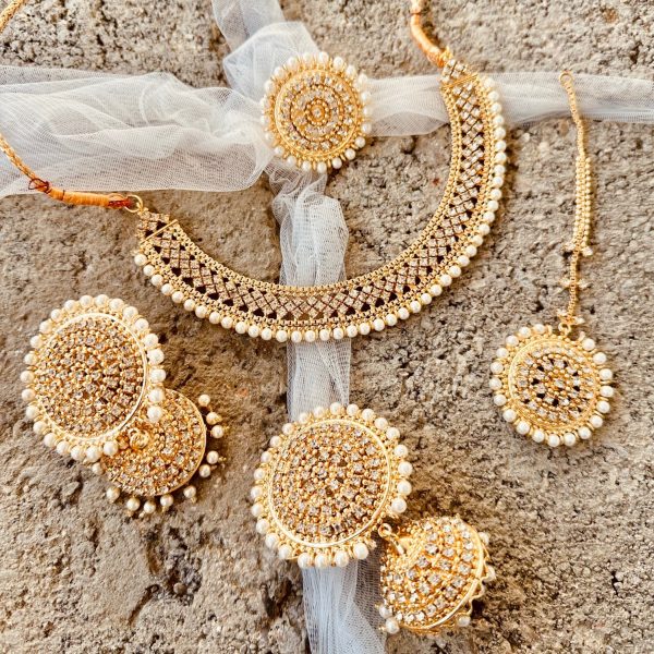 Manjoos-e-Zevar | Gold Necklace Set