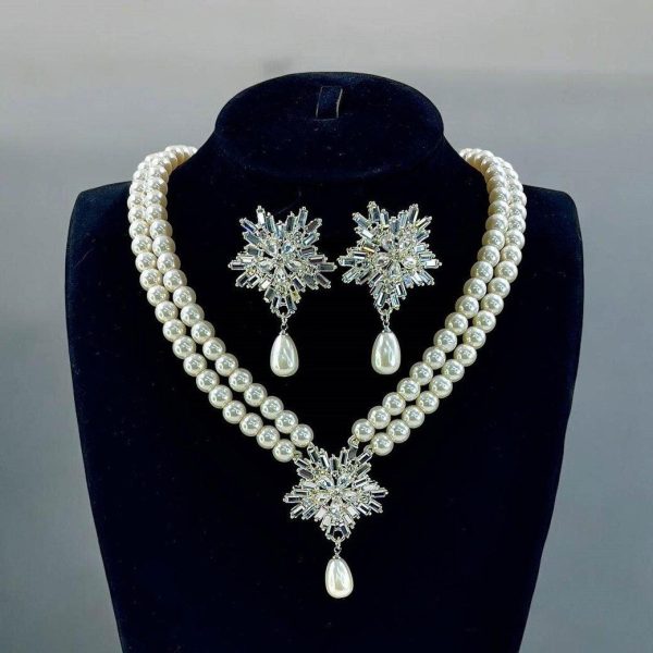 SATPARA - Tear Flower Pearl Mala - SATPARA CMLH00053